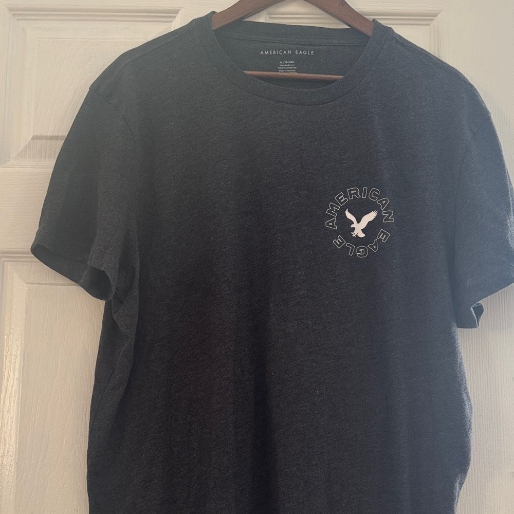 American Eagle Outfitters Dark Gray Tee